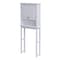 Alaterre Furniture Dorset Bath Over the Toilet Space Saver Storage with Upper Cabinet and Open Shelf ANVA7274WH - alternate 8